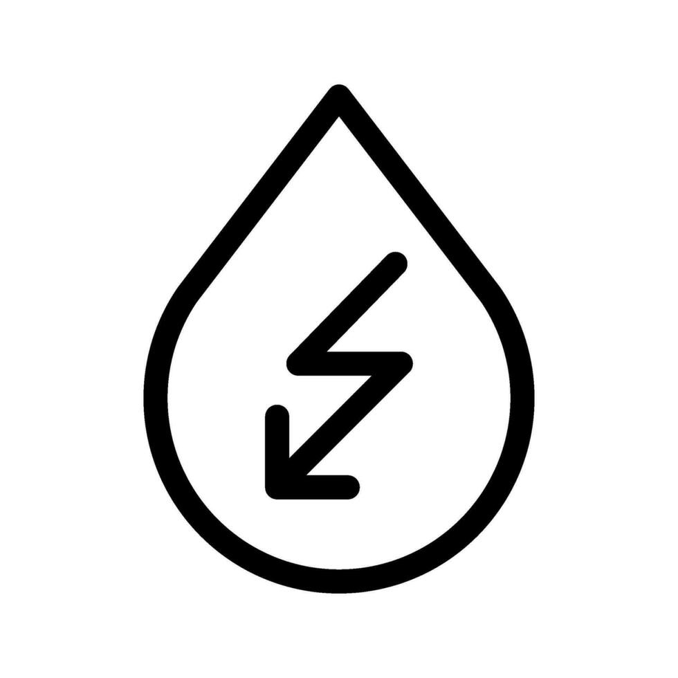 hidro icono vector símbolo diseño ilustración