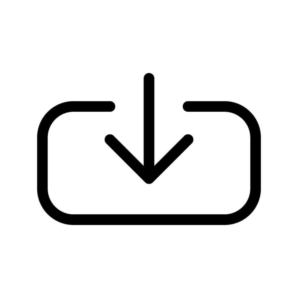 Import Icon Vector Symbol Design Illustration