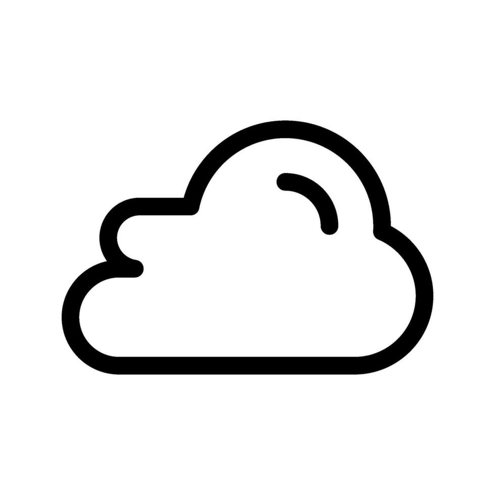 nube icono vector símbolo diseño ilustración