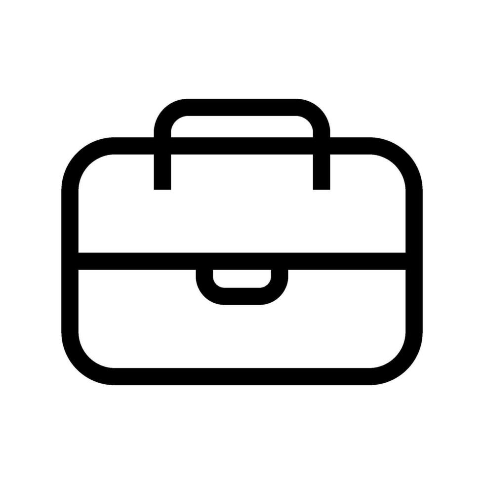 Suitcase Icon Vector Symbol Design Illustration