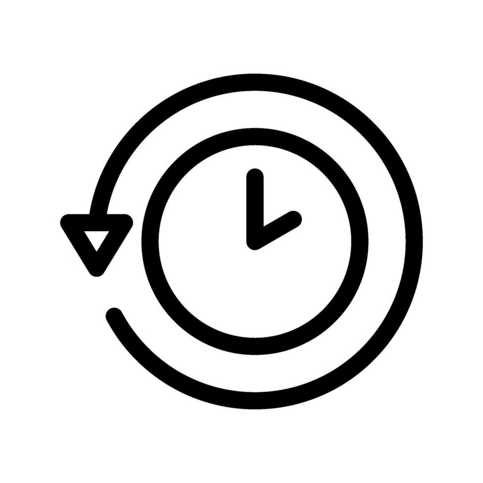 History Icon Vector Symbol Design Illustration