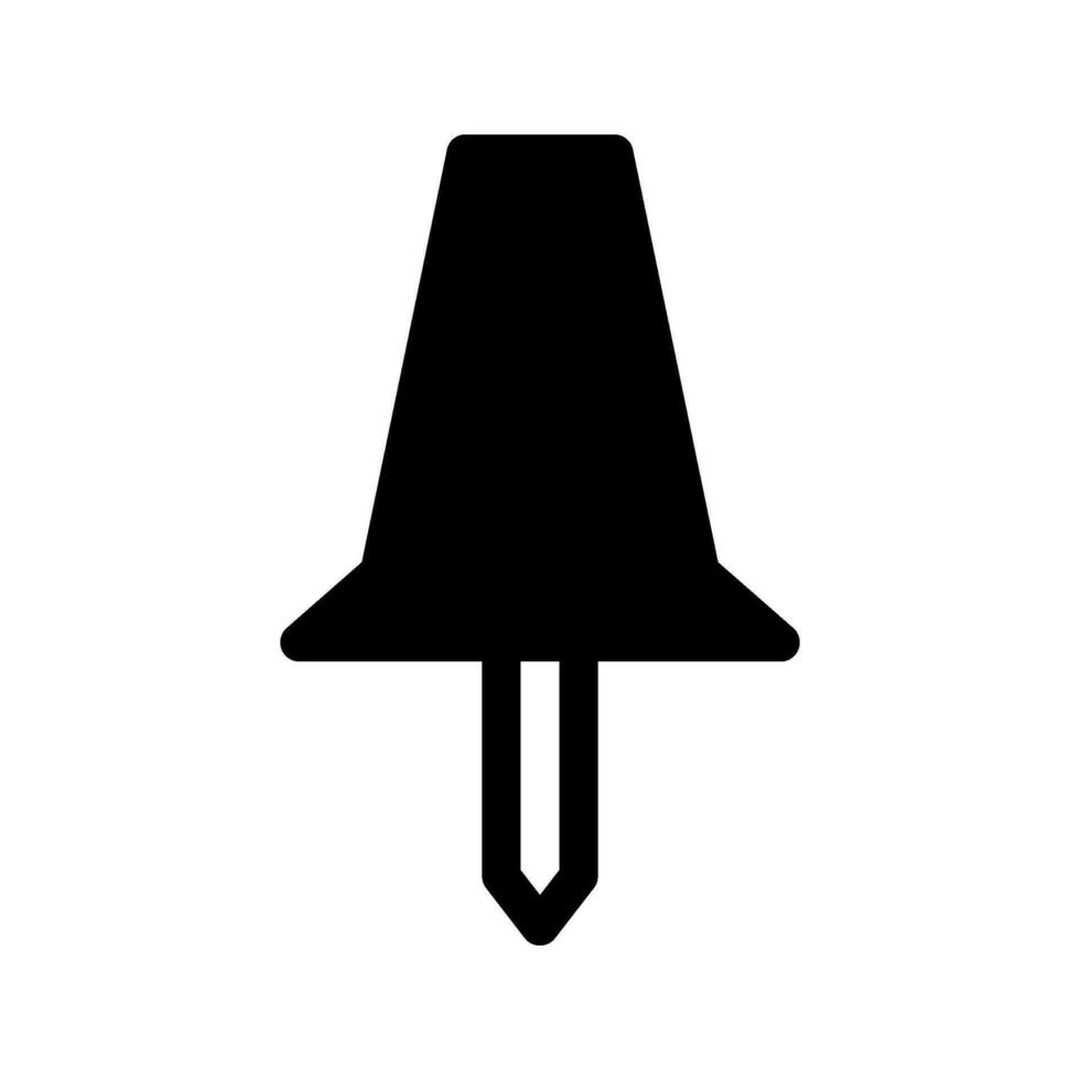 Thumb Tack Icon Vector Symbol Design Illustration