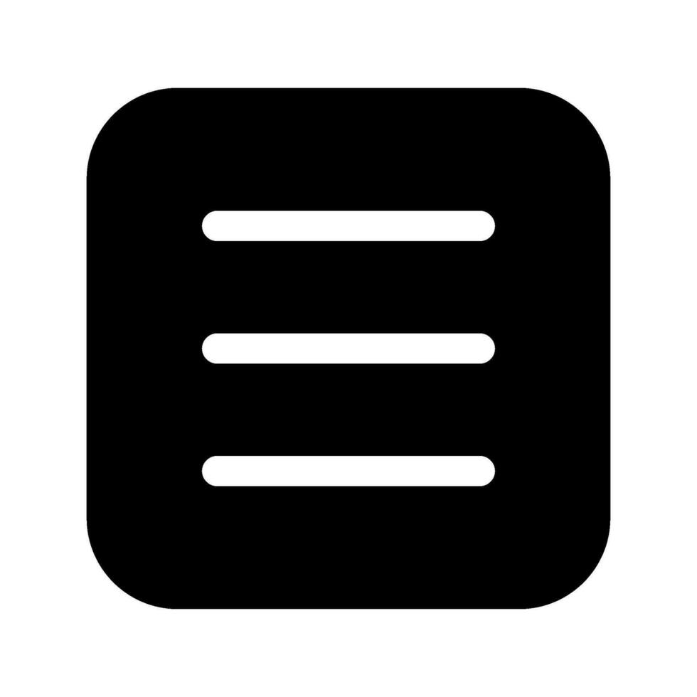Menu Icon Vector Symbol Design Illustration