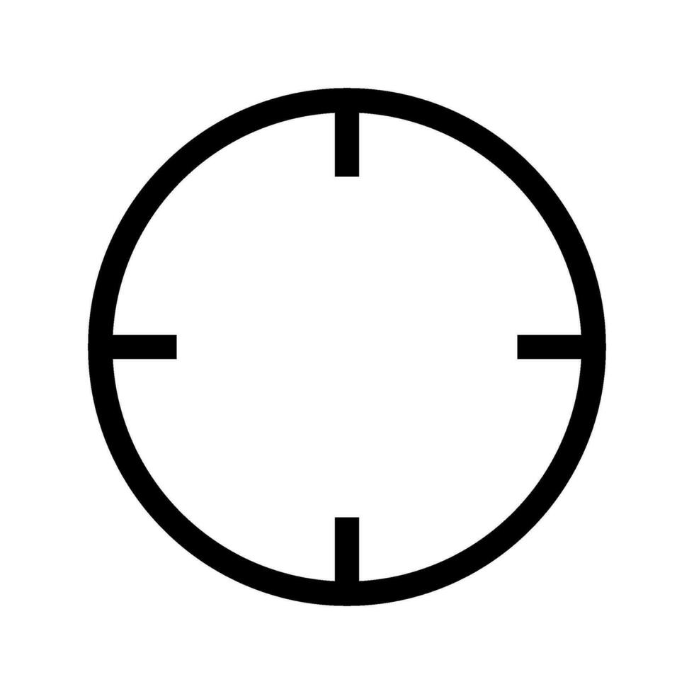 Target Icon Vector Symbol Design Illustration