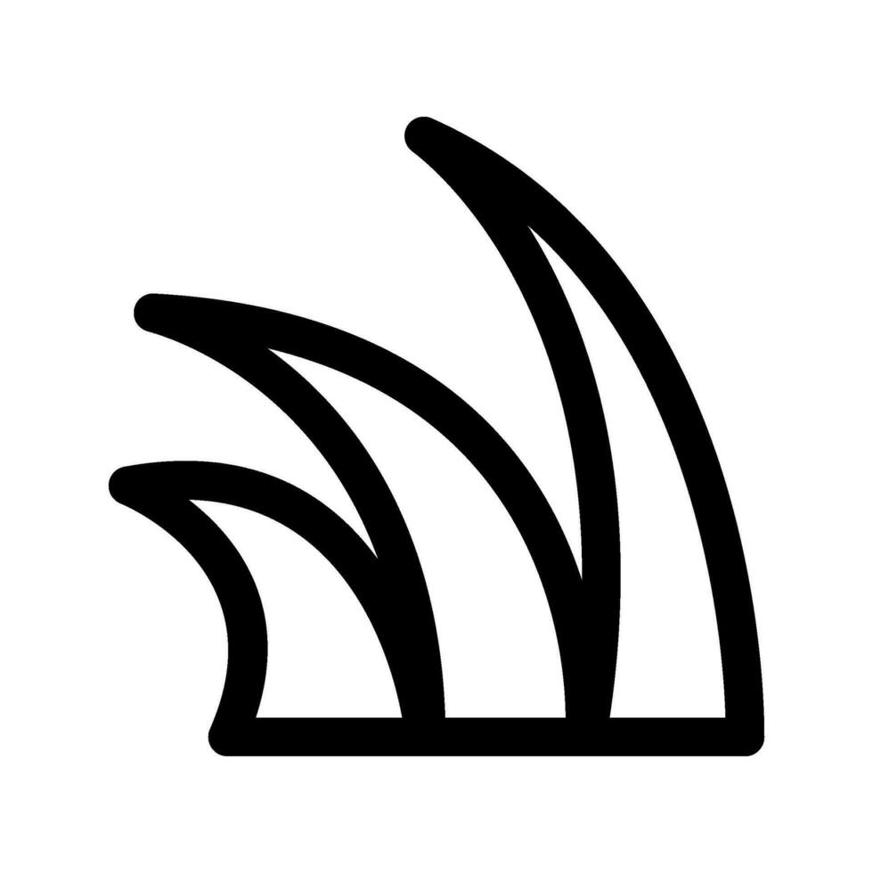 Grass Icon Vector Symbol Design Illustration