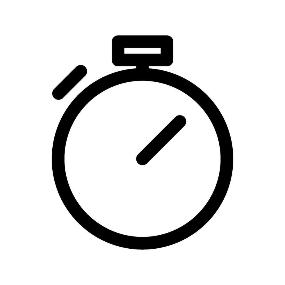 Stopwatch Icon Vector Symbol Design Illustration