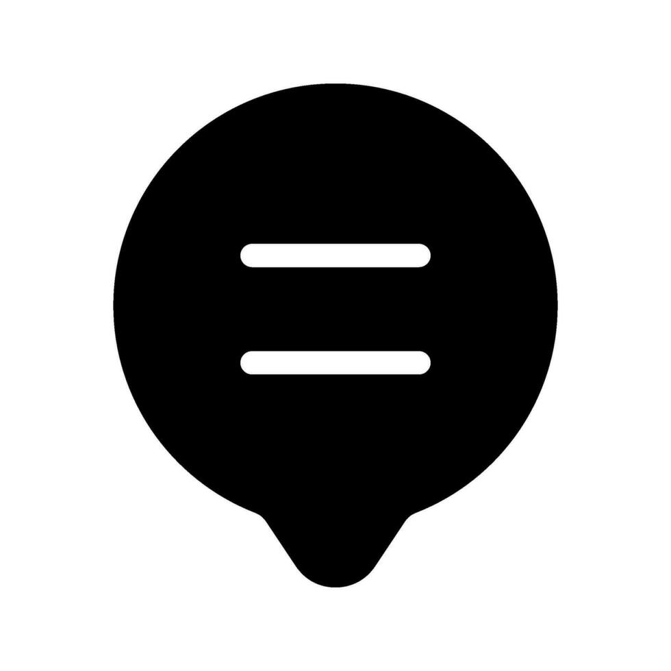 Message Bubble Icon Vector Symbol Design Illustration