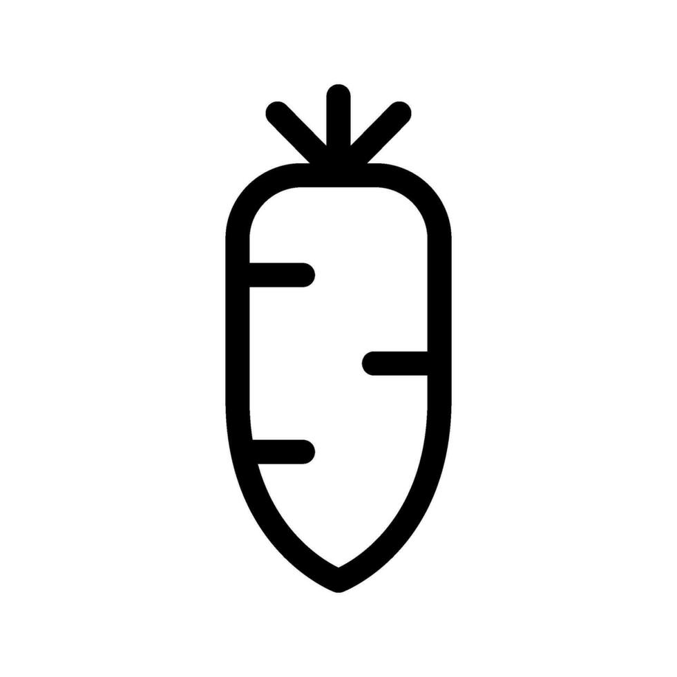 Carrot Icon Vector Symbol Design Illustration