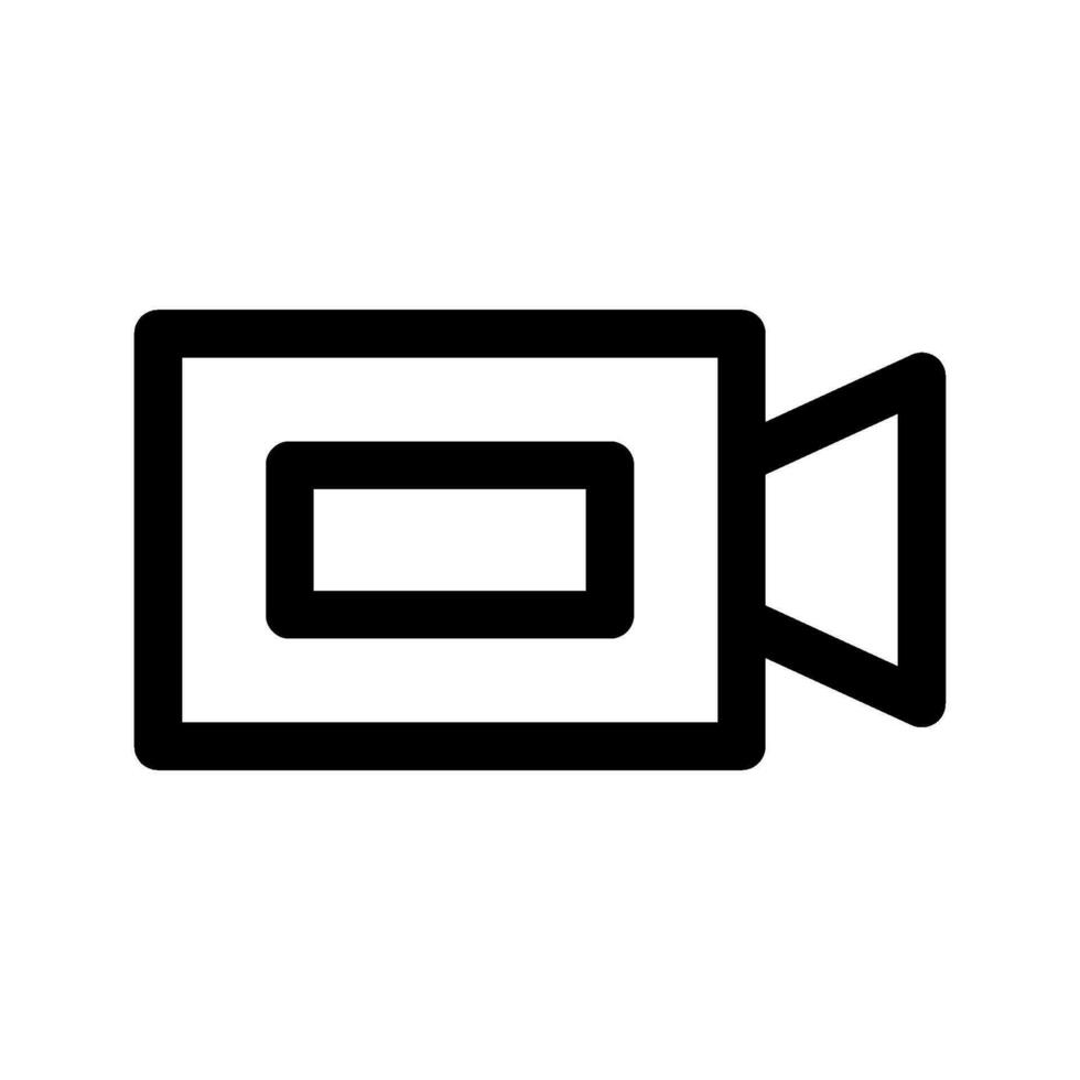 Video Camera Icon Vector Symbol Design Illustration