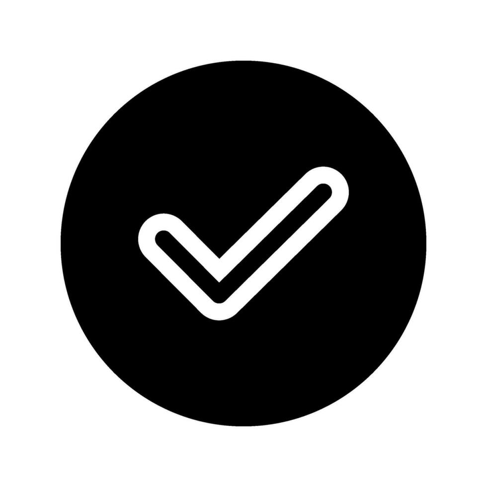 Check Mark Icon Vector Symbol Design Illustration