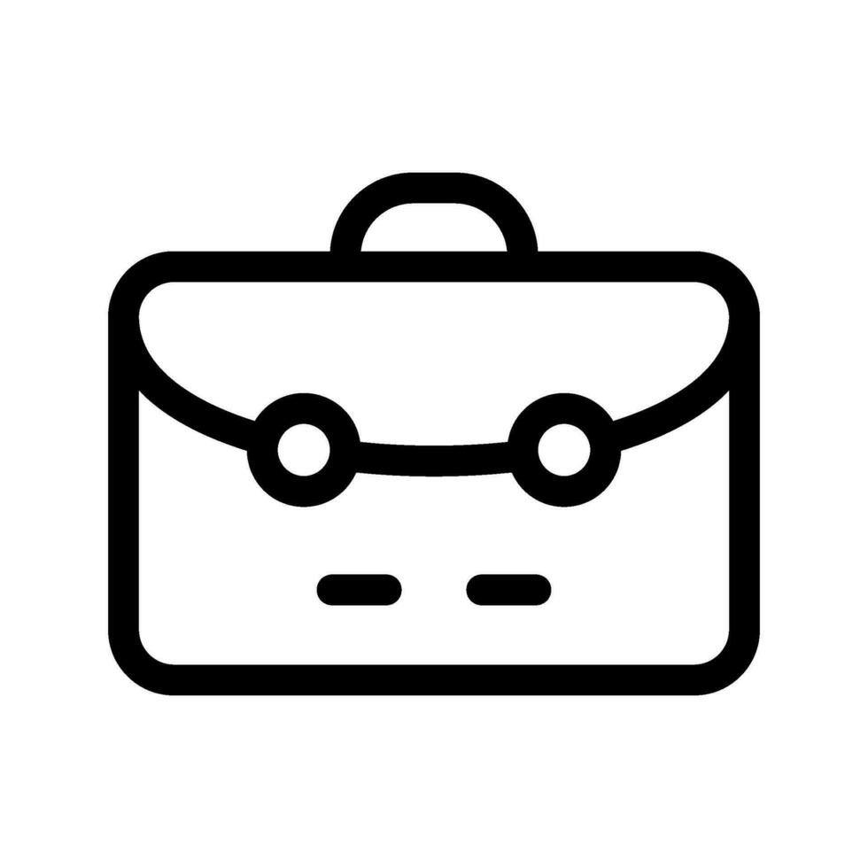 Suitcase Icon Vector Symbol Design Illustration