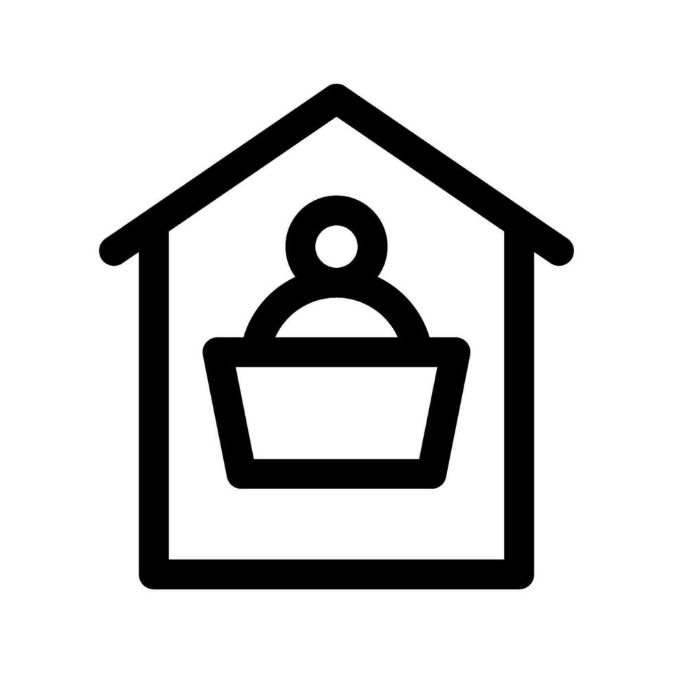 Teleworking Icon Vector Symbol Design Illustration