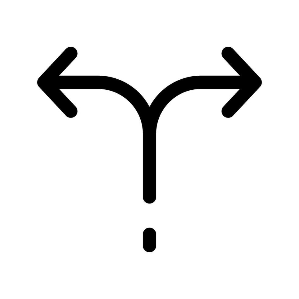 Direct Arrow Icon Vector Symbol Design Illustration