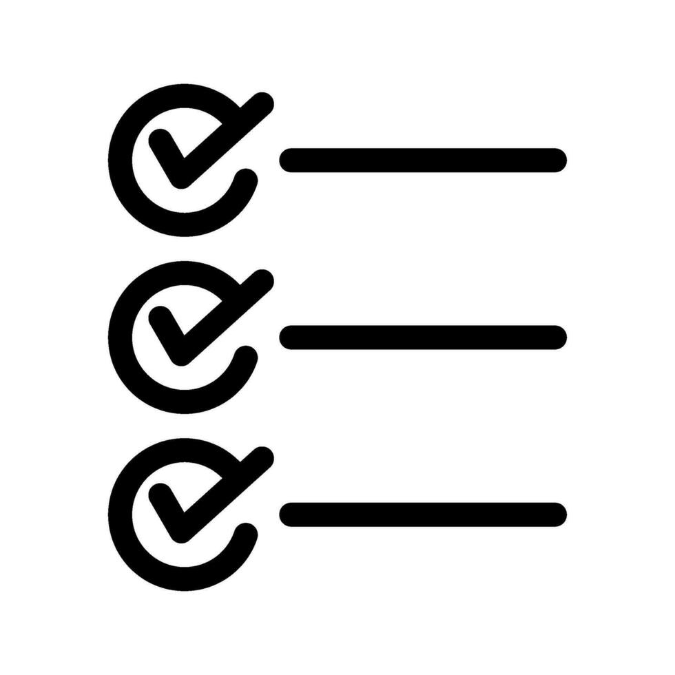 Todo Icon Vector Symbol Design Illustration