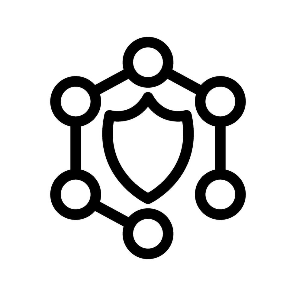 Virus Protection Icon Vector Symbol Design Illustration