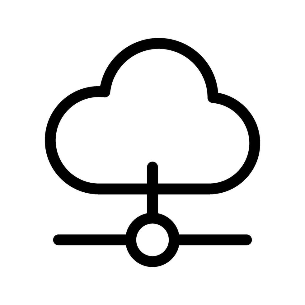 Cloud Icon Vector Symbol Design Illustration