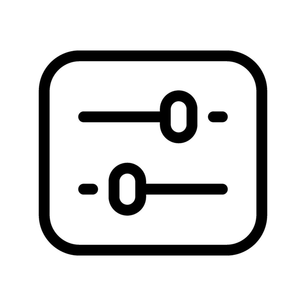 Preferences Icon Vector Symbol Design Illustration
