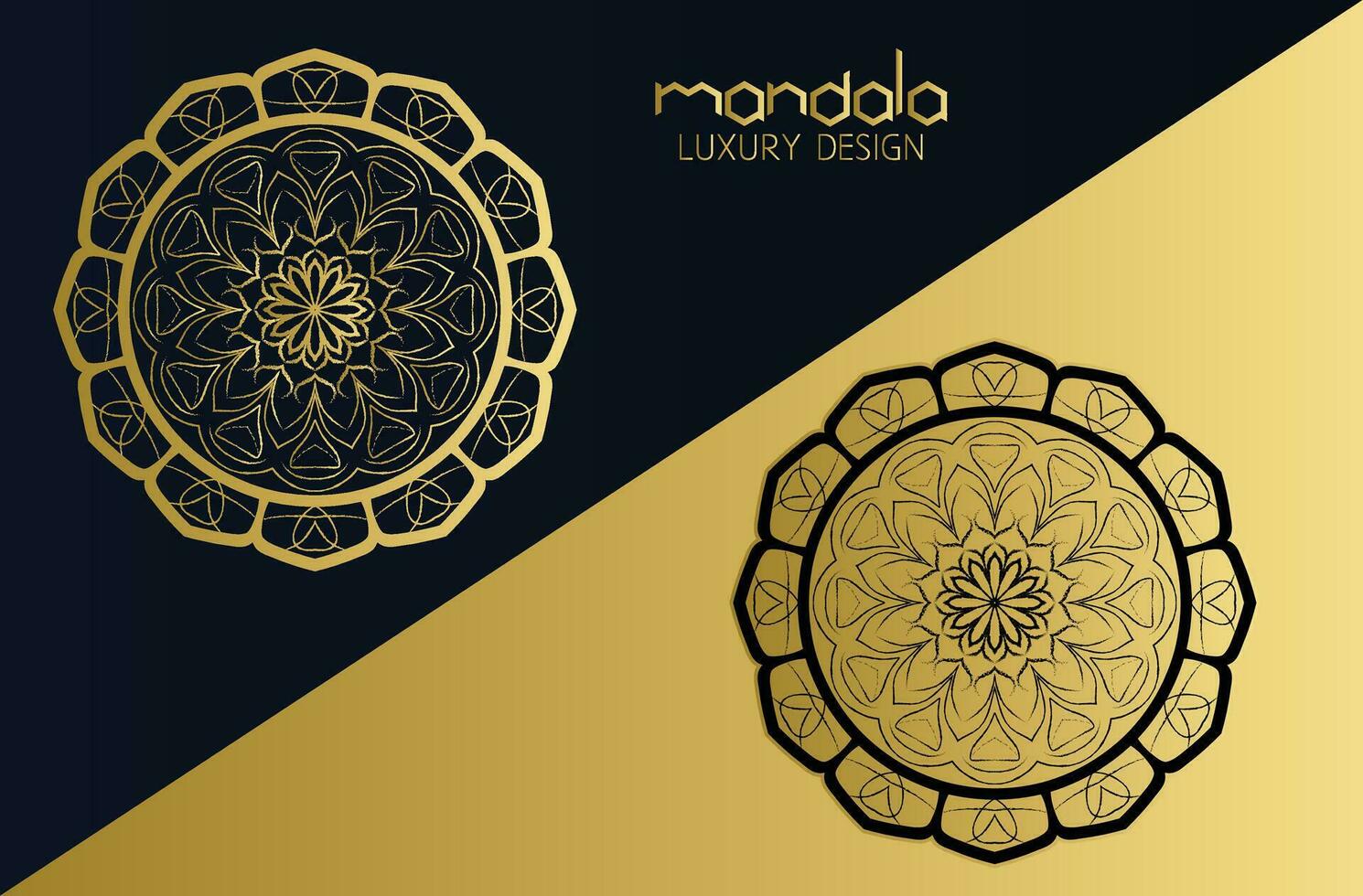 lujo mandala vector arte, mandala antecedentes.