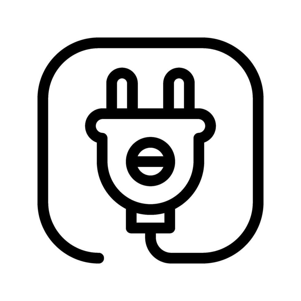 Plug Icon Vector Symbol Design Illustration