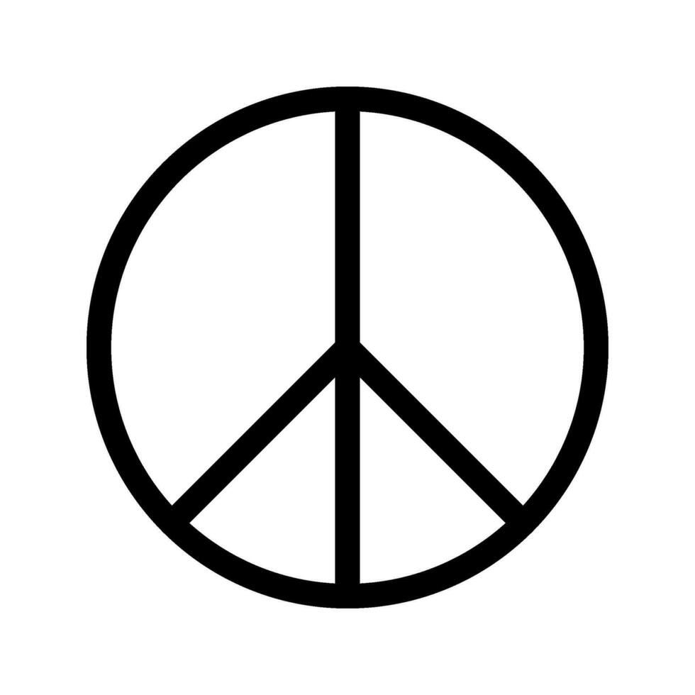 Peace Icon Vector Symbol Design Illustration