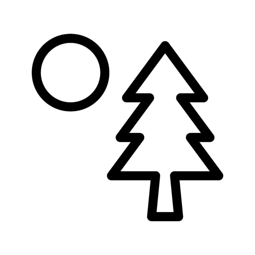 Trees Icon Vector Symbol Design Illustration