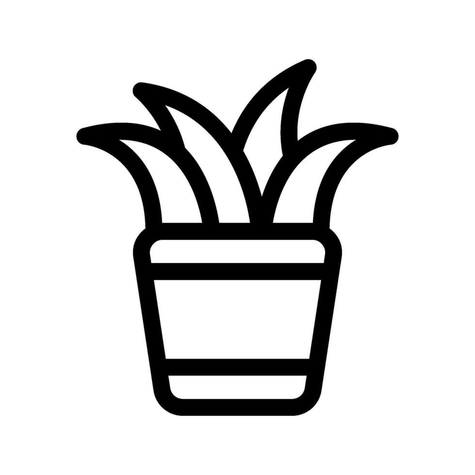 Plant Icon Vector Symbol Design Illustration