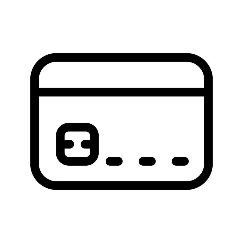 Credit Card Icon Vector Symbol Design Illustration