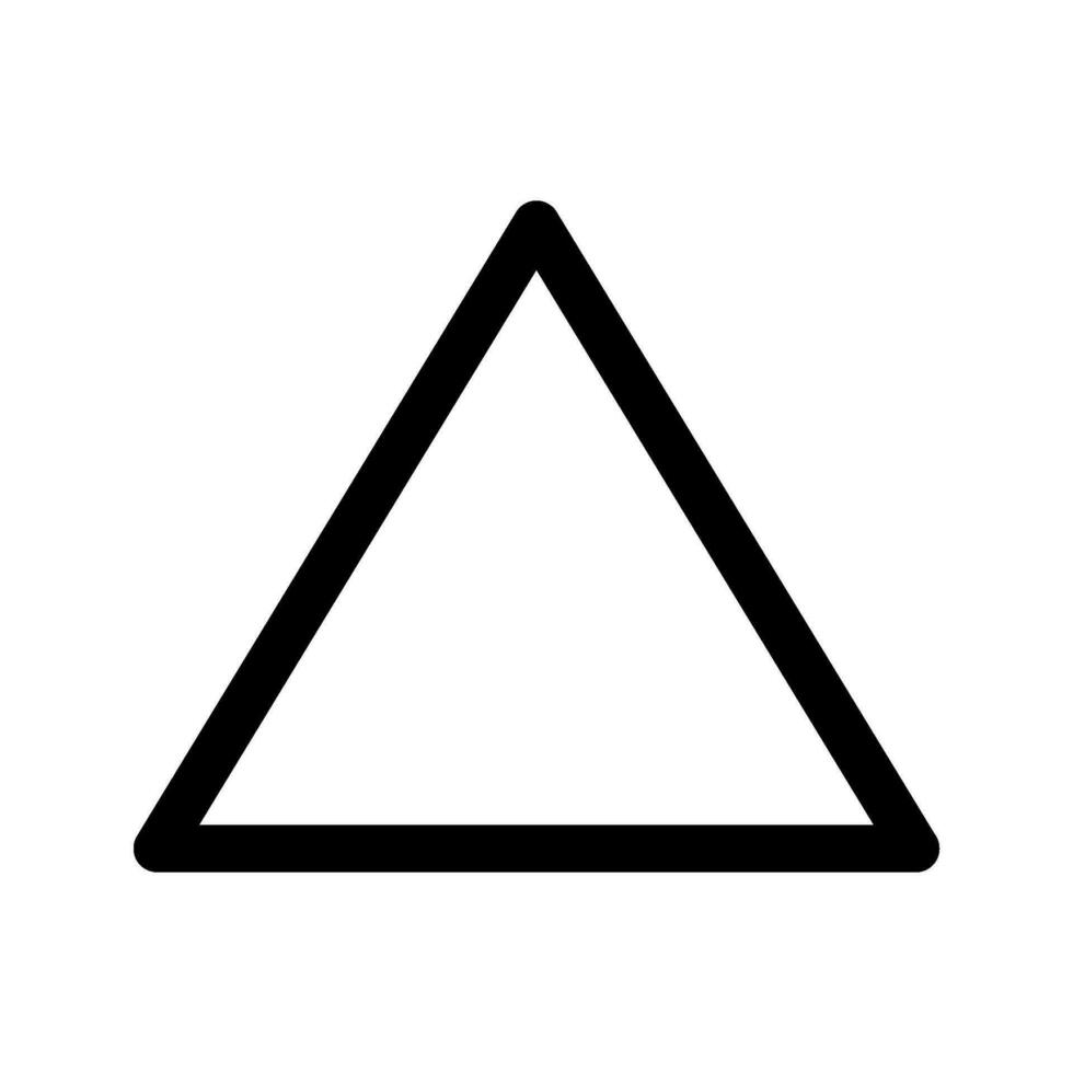 Triangle Icon Vector Symbol Design Illustration