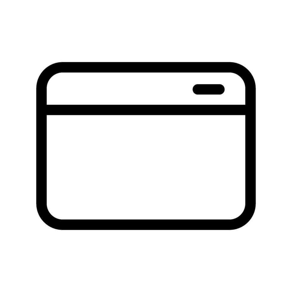 Window Icon Vector Symbol Design Illustration
