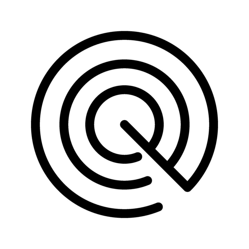 Radar Icon Vector Symbol Design Illustration