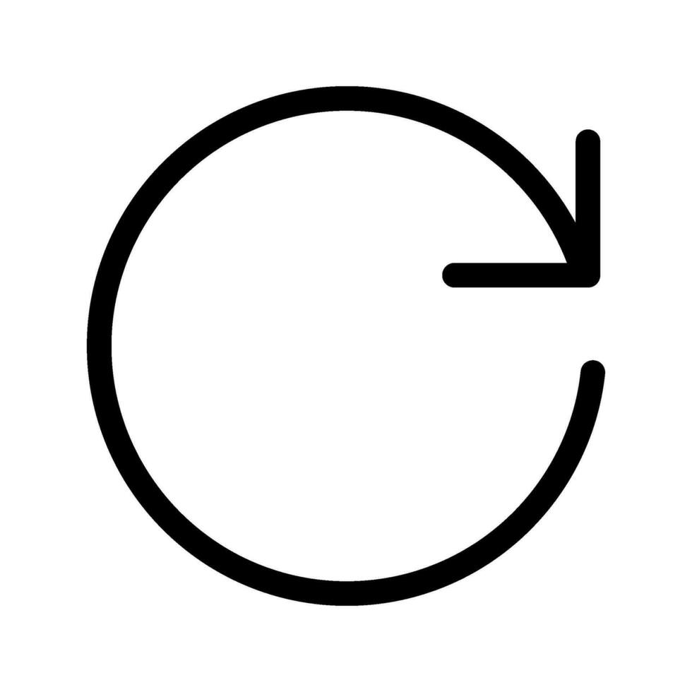 Reload Icon Vector Symbol Design Illustration