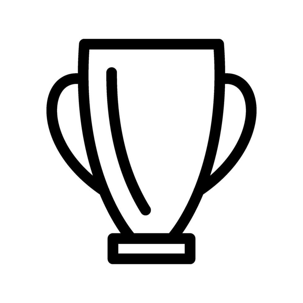 trofeo icono vector símbolo diseño ilustración