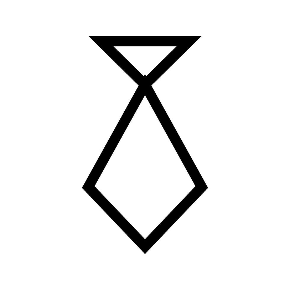 Tie Icon Vector Symbol Design Illustration