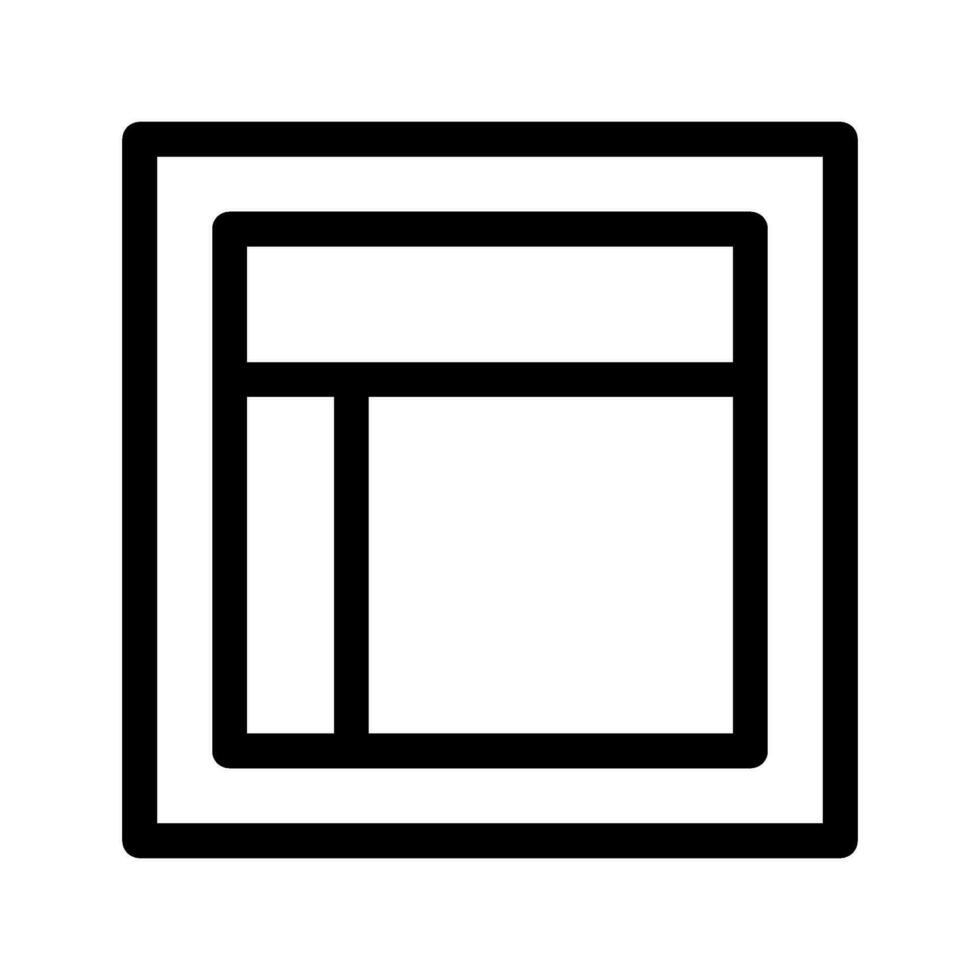 Layout Icon Vector Symbol Design Illustration