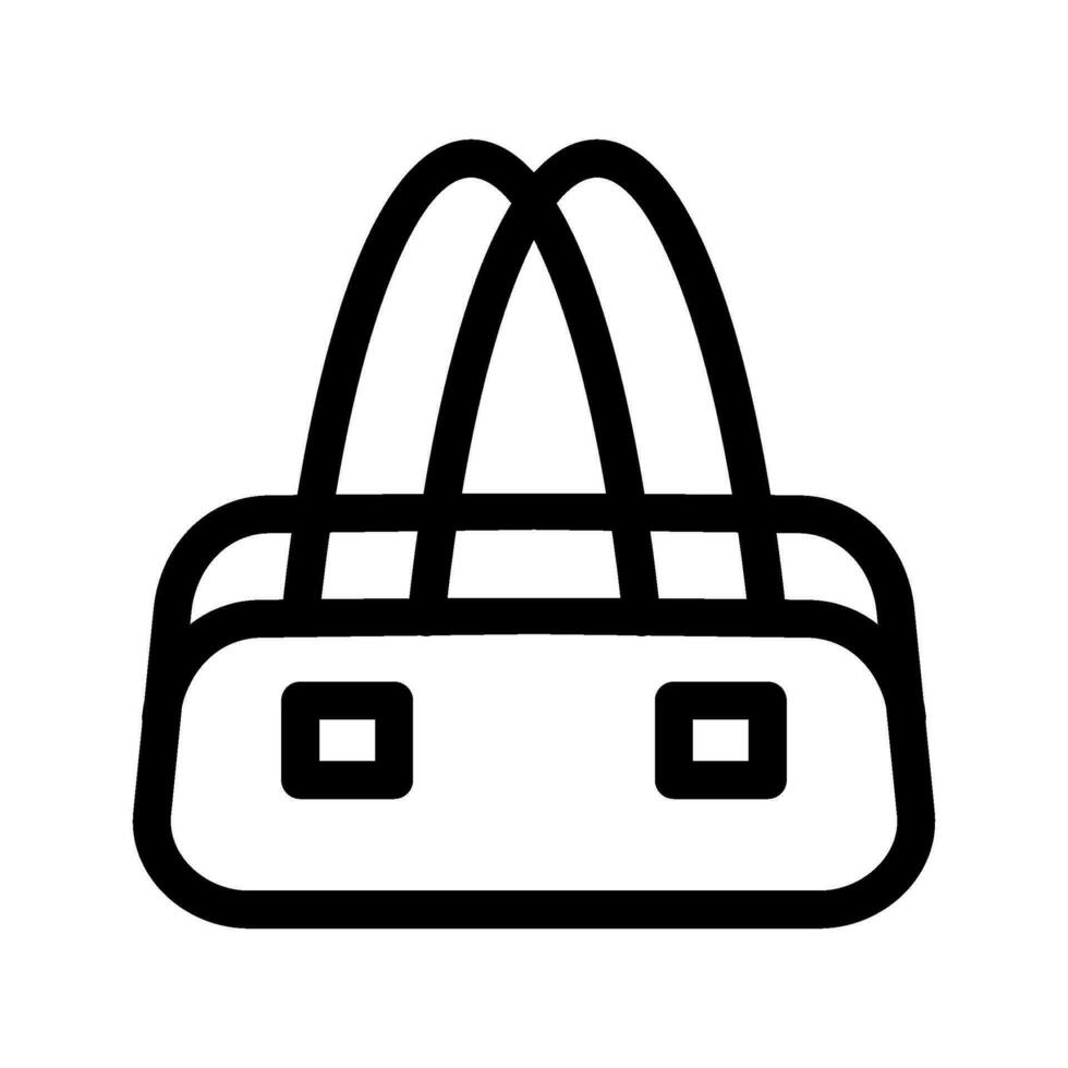 deporte bolso icono vector símbolo diseño ilustración