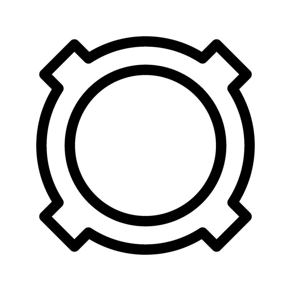 Manhole Icon Vector Symbol Design Illustration