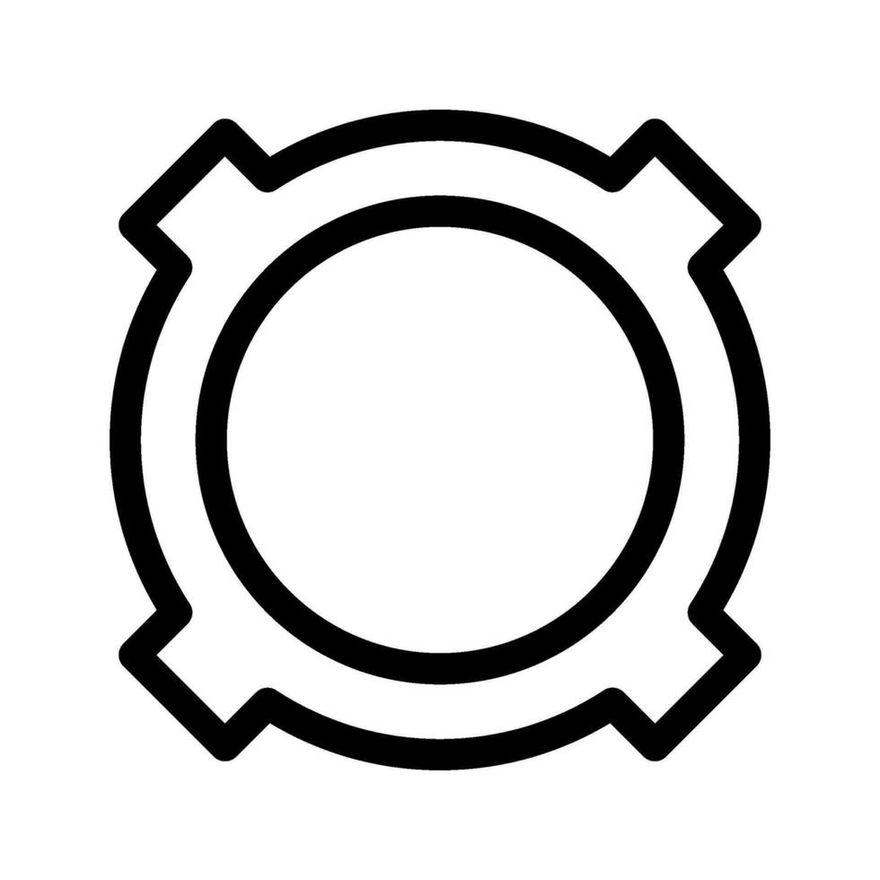 Manhole Icon Vector Symbol Design Illustration