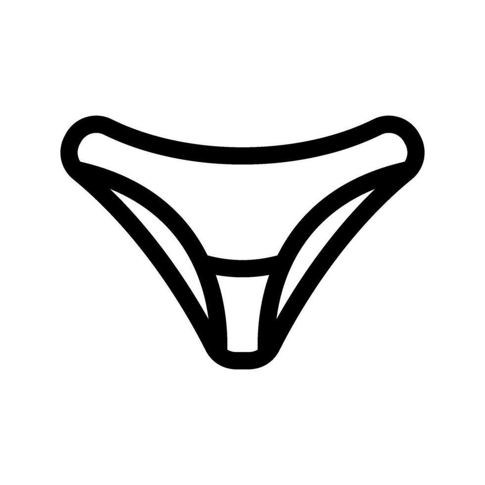 Panties Icon Vector Symbol Design Illustration