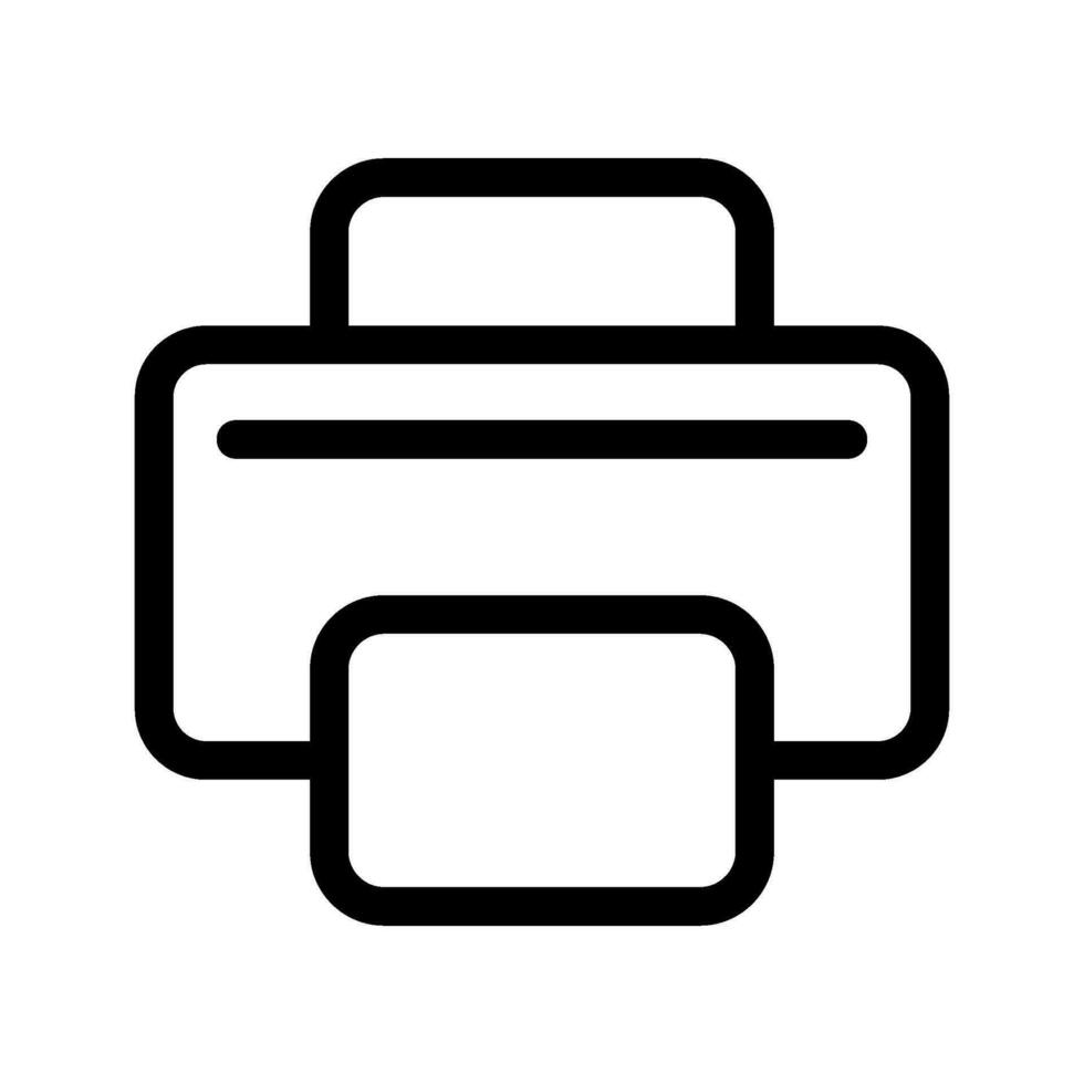Printer Icon Vector Symbol Design Illustration