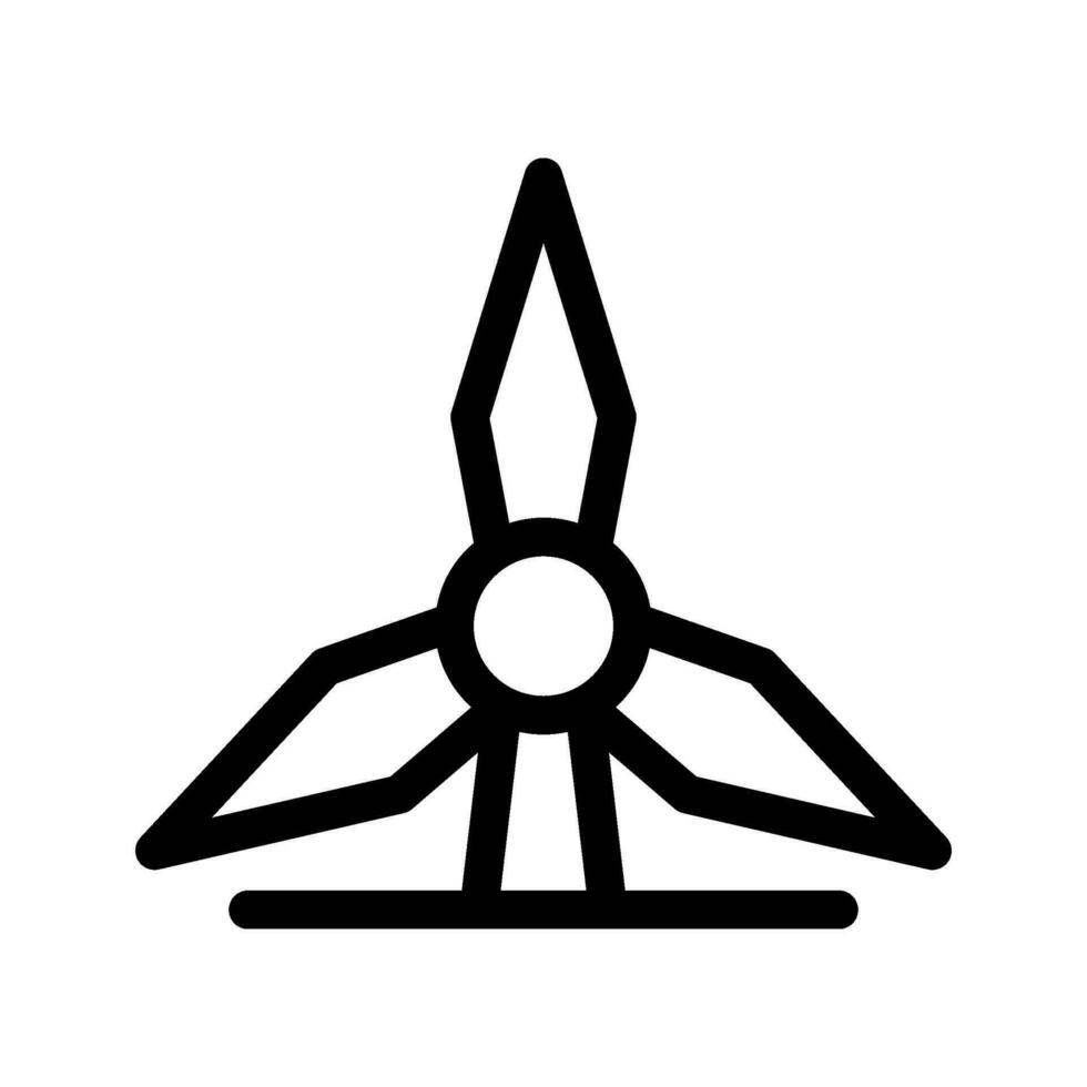 Wind Turbine Icon Vector Symbol Design Illustration