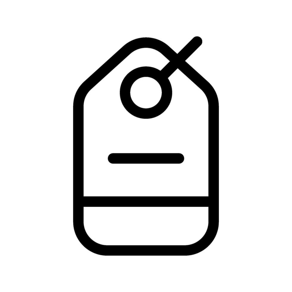 Tag Icon Vector Symbol Design Illustration