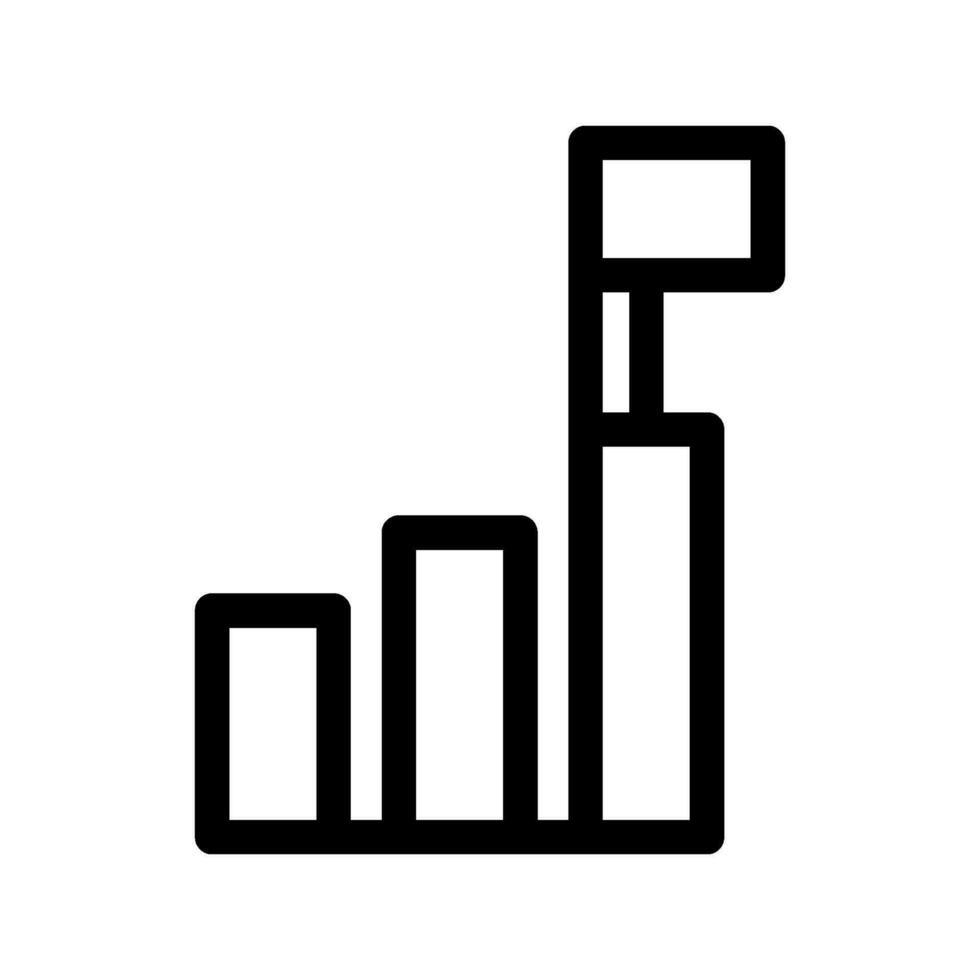 Graph Icon Vector Symbol Design Illustration