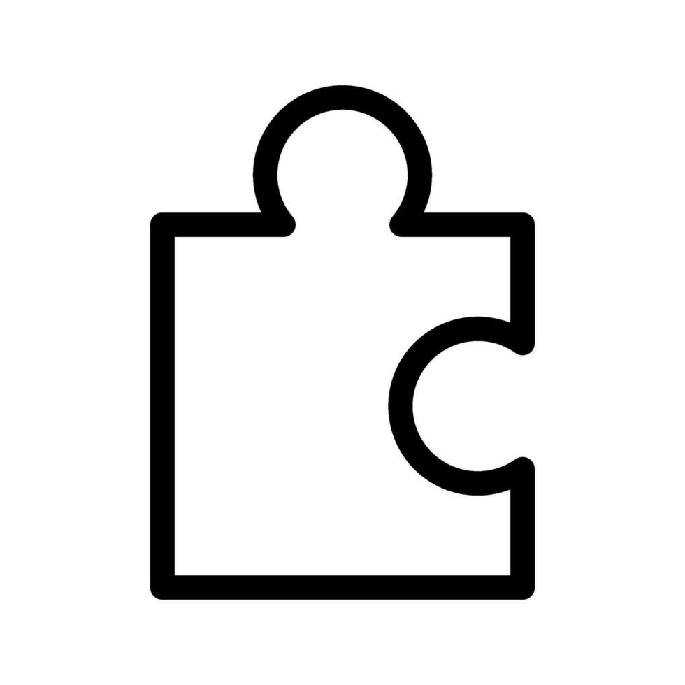 Jigsaw Icon Vector Symbol Design Illustration