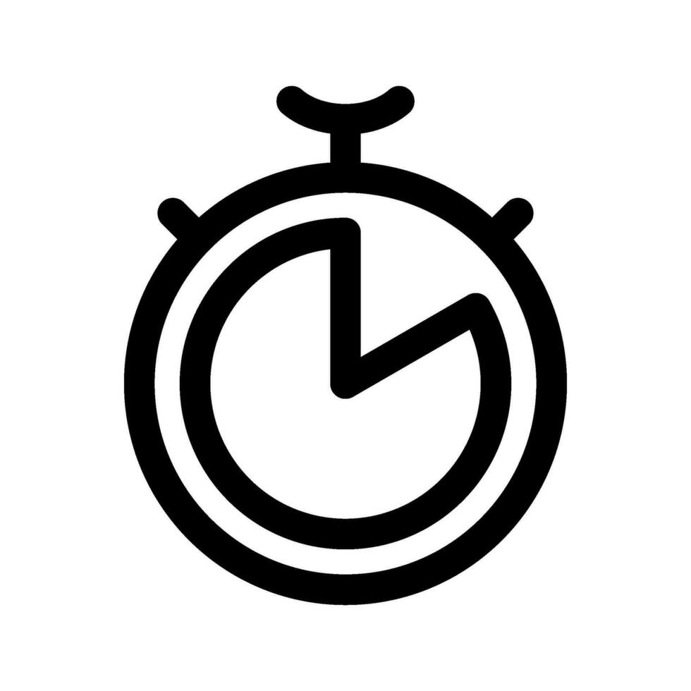 Stopwatch Icon Vector Symbol Design Illustration