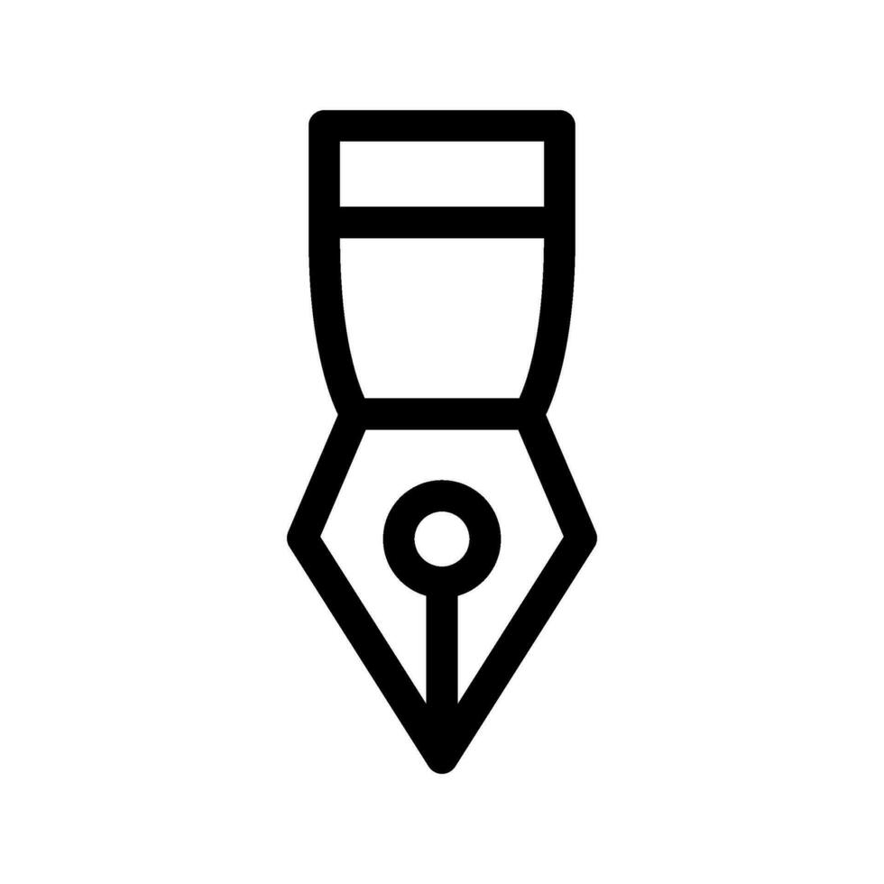 Ink Pen Icon Vector Symbol Design Illustration