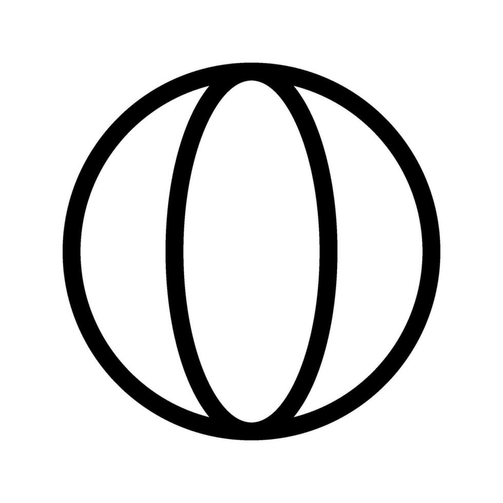 Volley Ball Icon Vector Symbol Design Illustration