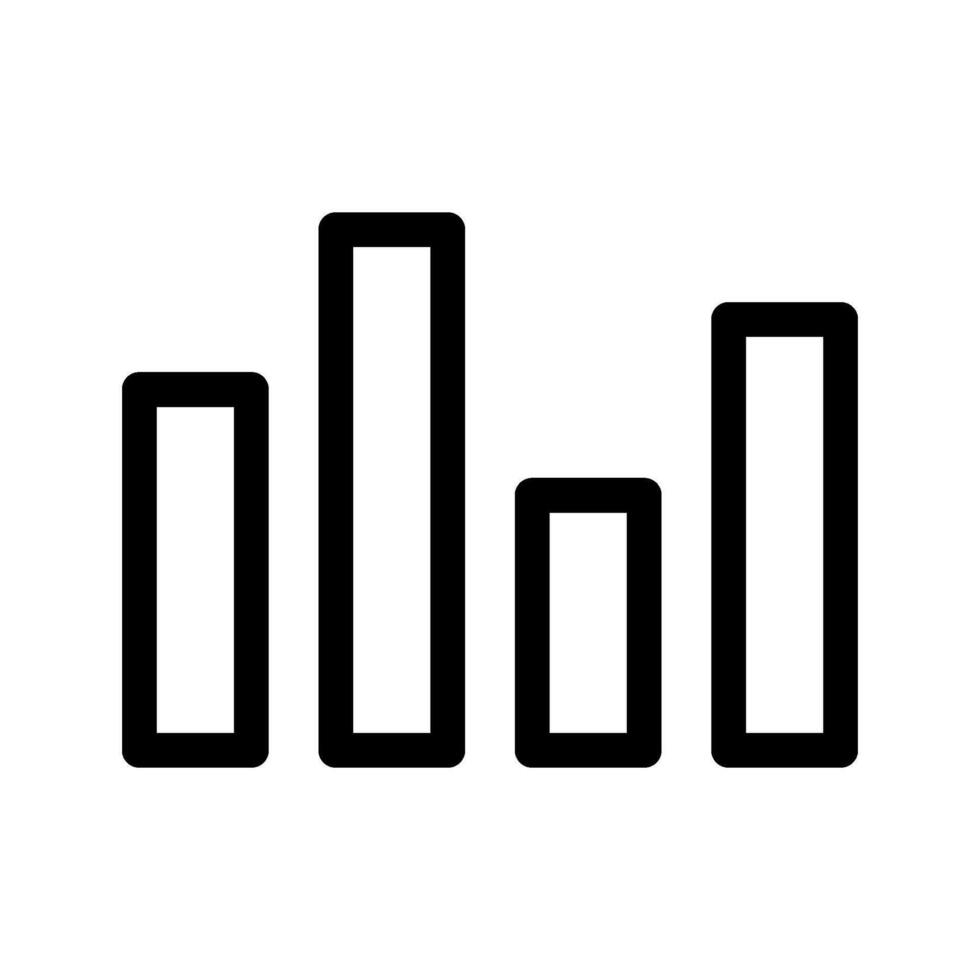 Chart Icon Vector Symbol Design Illustration