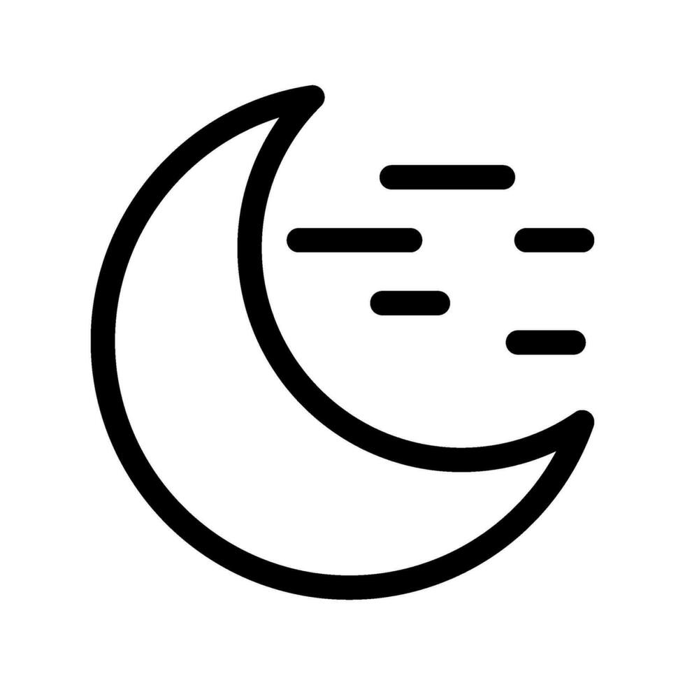 Night Mode Icon Vector Symbol Design Illustration