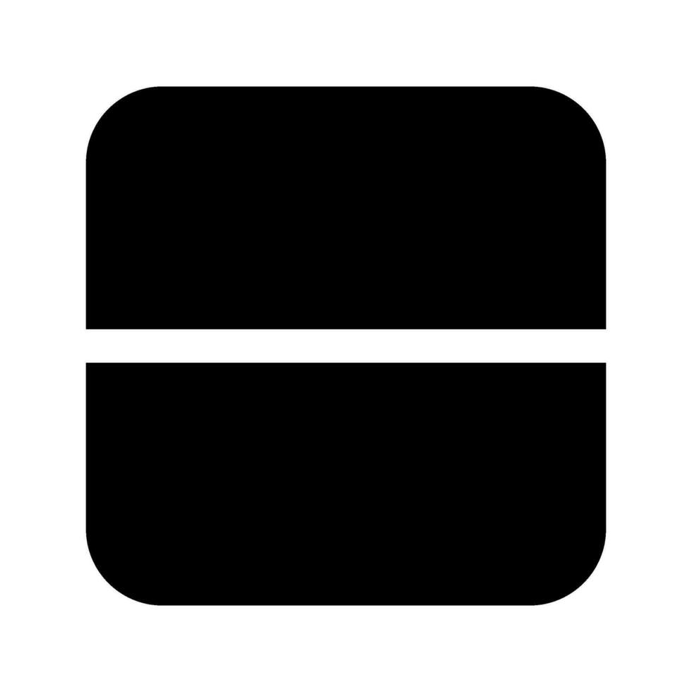 Row Icon Vector Symbol Design Illustration