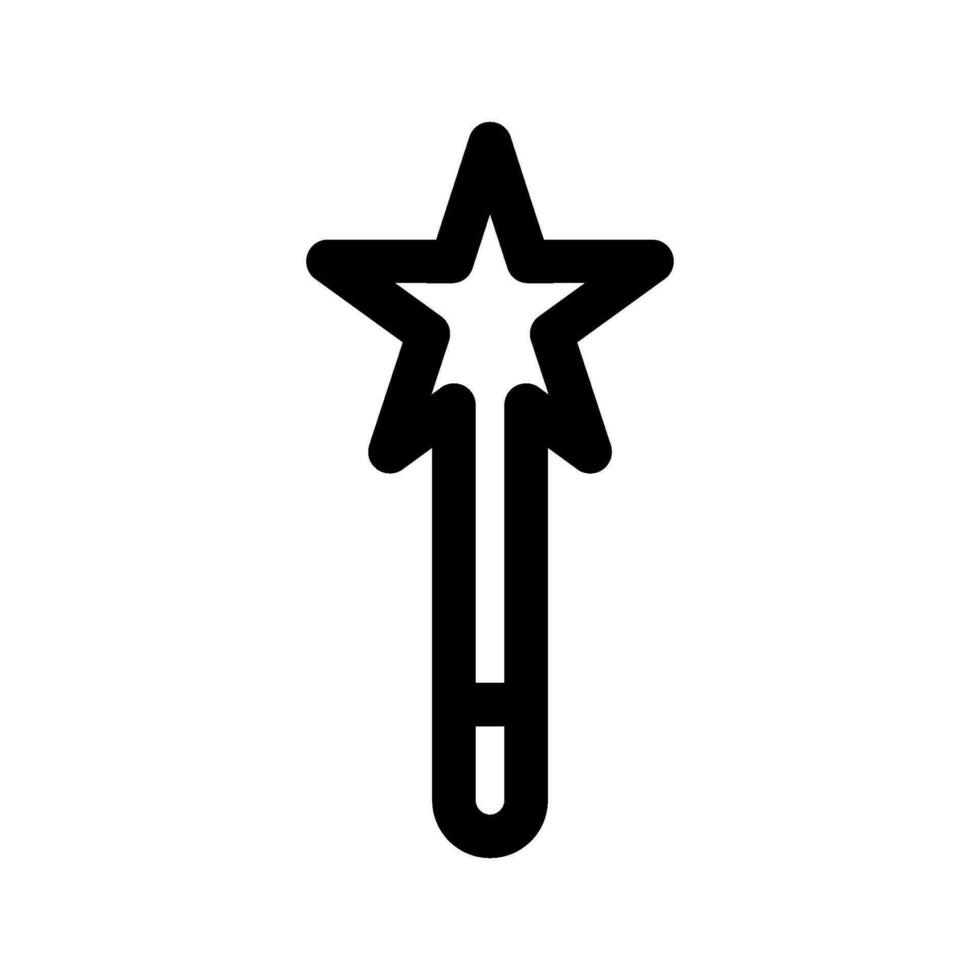 Magic Wand Icon Vector Symbol Design Illustration